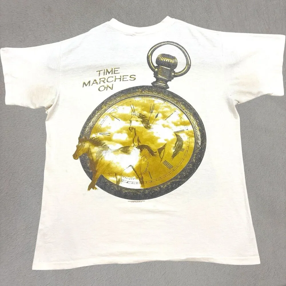 Vtg 1996 Tracy Lawrence Time Marches On Tour Shirt Single Stitch Men’s XL USA
